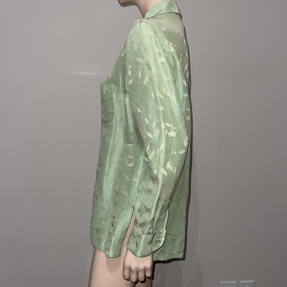 Bernard Zins Silk Linen Jacket Top 6 - Picture 9 of 12